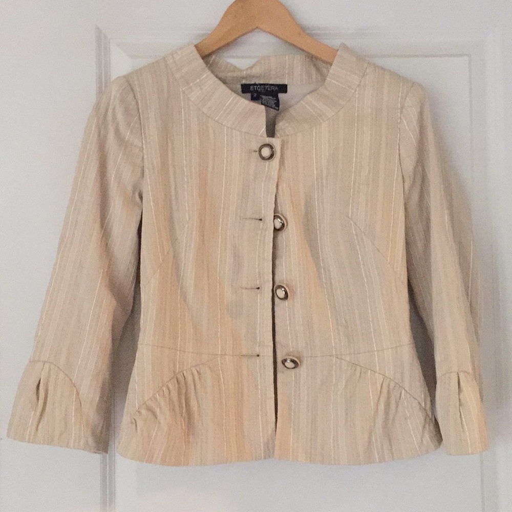 Etcetera Gold Blazer